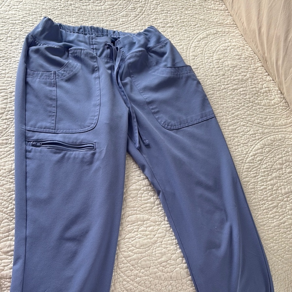 Healing Hands Women's Blue Scrub Set